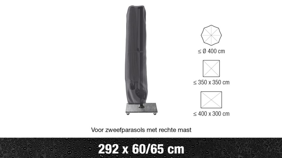 AeroCover Housse de parasol Parasol flottant 292x60/65cm main product photo