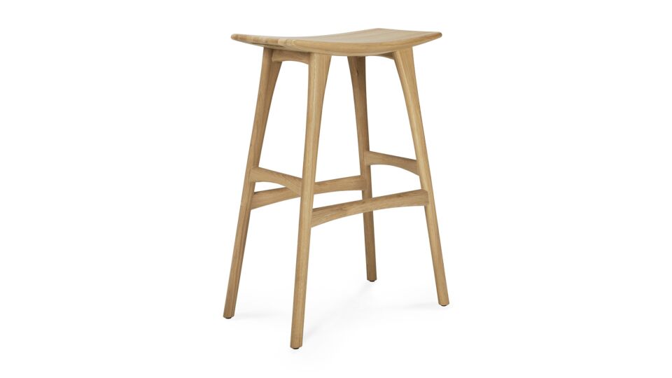 Oak Osso bar stool 57 x 33cm Ethnicraft main product photo