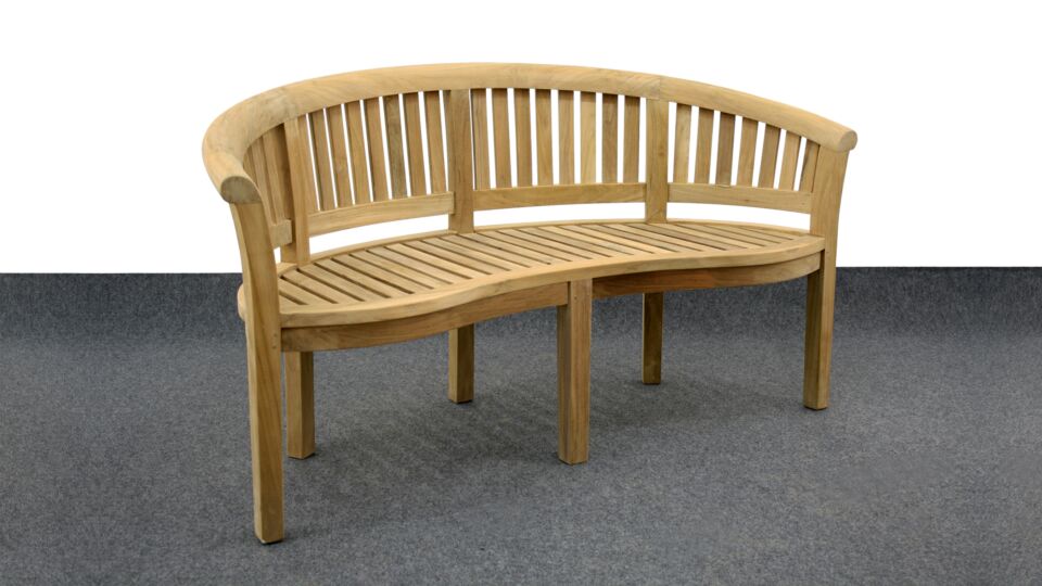 Banc de jardin Banc Banane bras 8 cm 160 x 87 x 75 cm – Collection Diamond main product photo