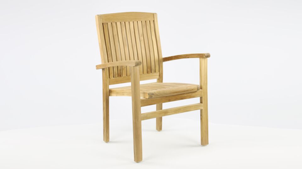 Chaise de jardin Duaribu Empilable 65 x 95 x 59 cm - Collection Diamond main product photo