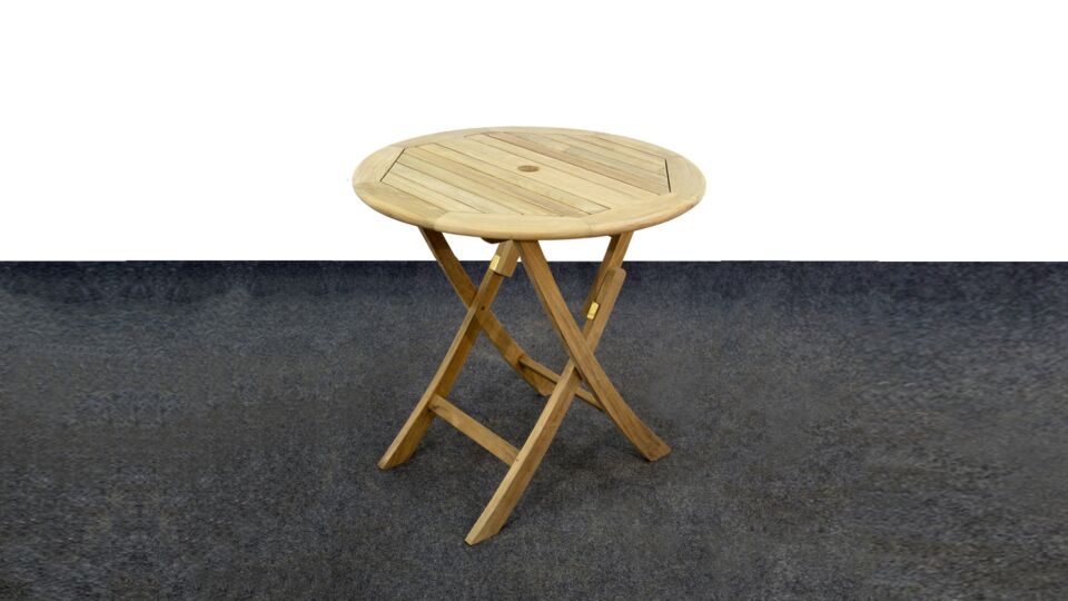Gartentisch klappbar rund Dia 080cm – Diamond Collection main product photo
