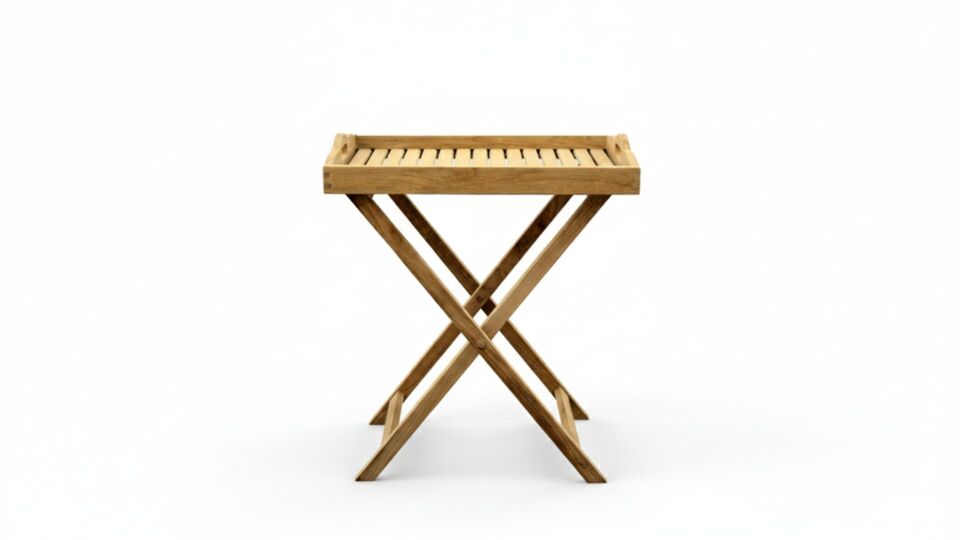 Butler-Tablett inkl. Ständer 53 x 39 x H64cm – Diamond Collection main product photo