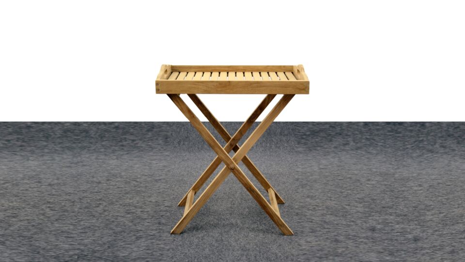 Butler-Tablett inkl. Ständer 53 x 39 x H64cm – Diamond Collection main product photo