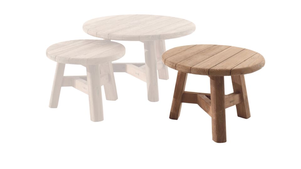 Teak Lounge Casablanca Salontafel Recup Teak Dia 60cm x H41cm main product photo