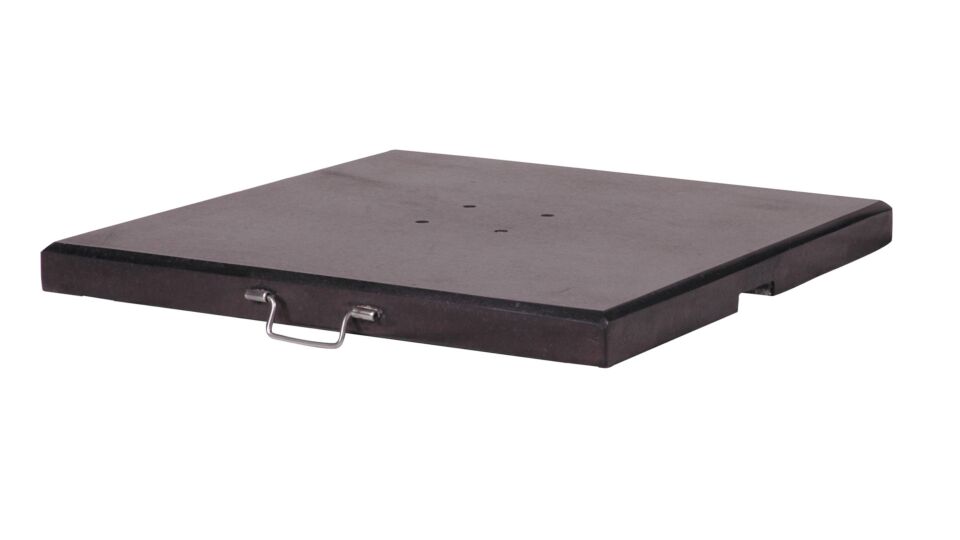 Sonnenschirmständer Milano auf Rollen 90 kg Granitschwarz poliert main product photo
