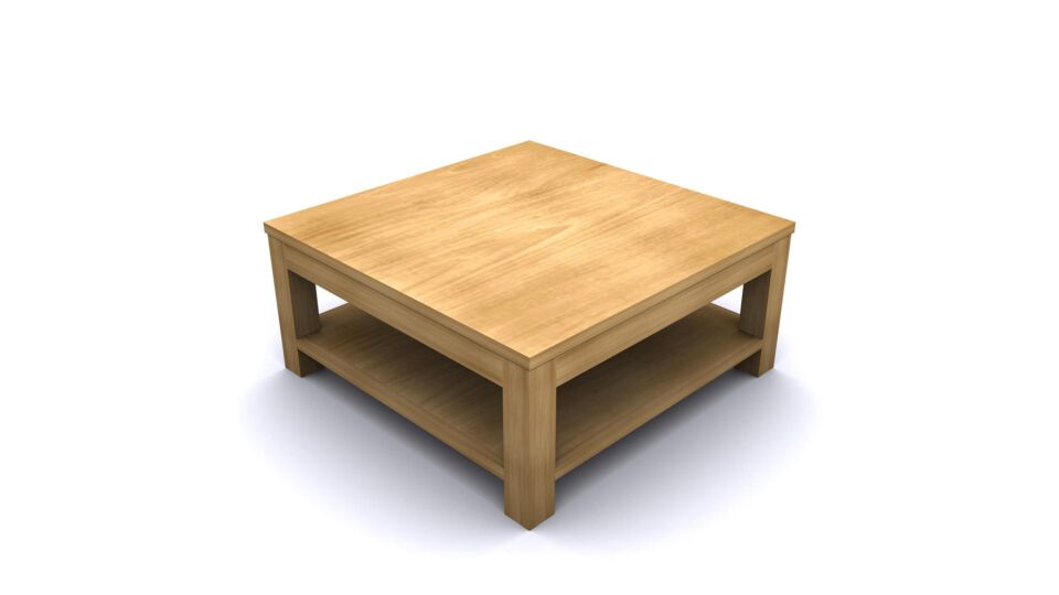 Coffee table Double Top 100 x 100cm P8 Diamond Collection main product photo