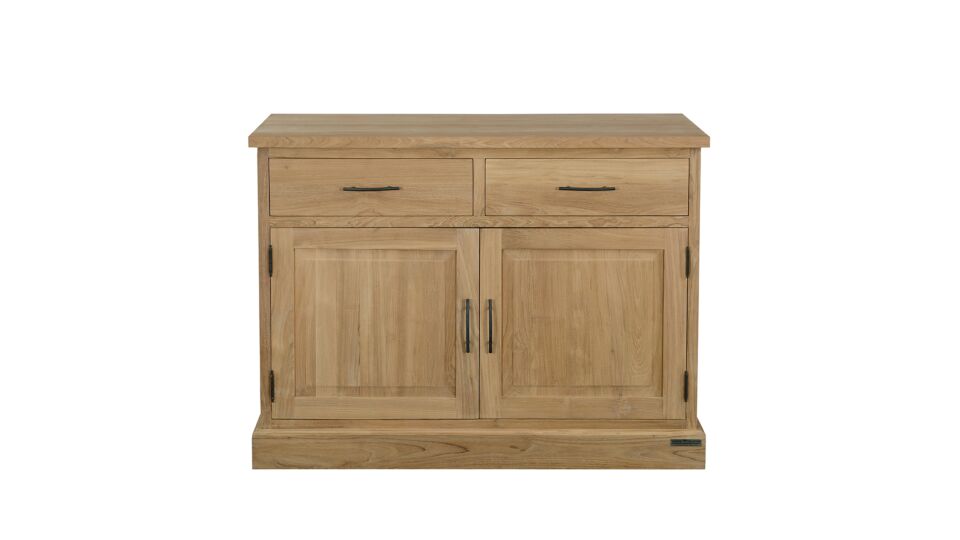Buffet Classic en Teck 120 cm 2 Portes Tournantes + 2 Tiroirs Collection Classic-Line Diamond main product photo