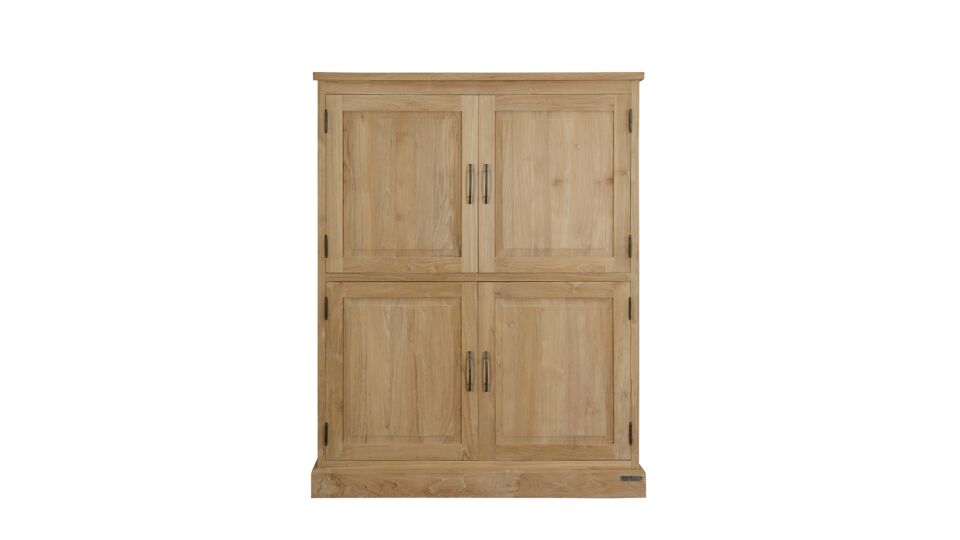 Barschrank Classic 4 Drehtüren 120cm x 50cm x H155cm Classic-Line Diamond Collection main product photo