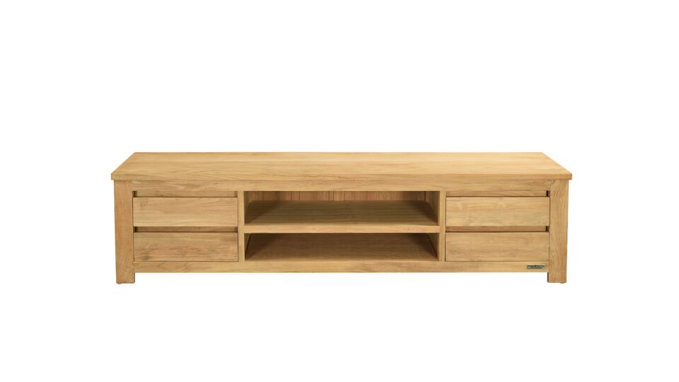 Meuble TV Sonia 200cm avec 4 tiroirs - Collection Diamond main product photo