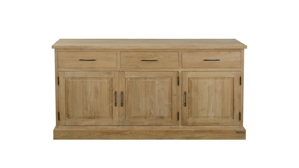 Teak Sideboard Classic 180 cm 3 Drehtüren + 3 Schubladen Classic-Line Diamond Collection main product photo