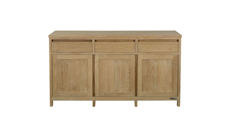 Buffet Comfort 160 cm 3 portes tournantes sans poignées + 3 tiroirs sans poignées Collection Comfort-Line Diamond main product photo