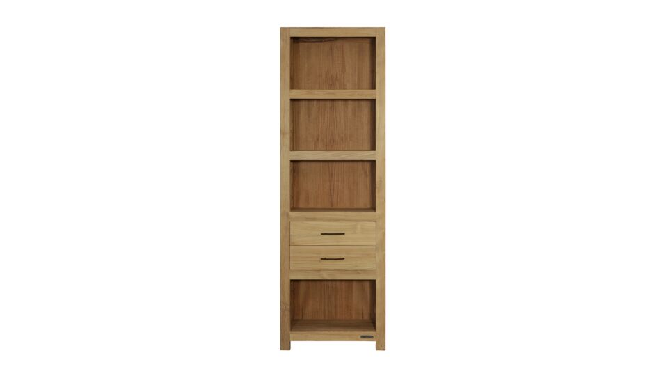 Bibliothèque Classic-Line 065cm avec 2 tiroirs et 4 niches Collection Diamond main product photo