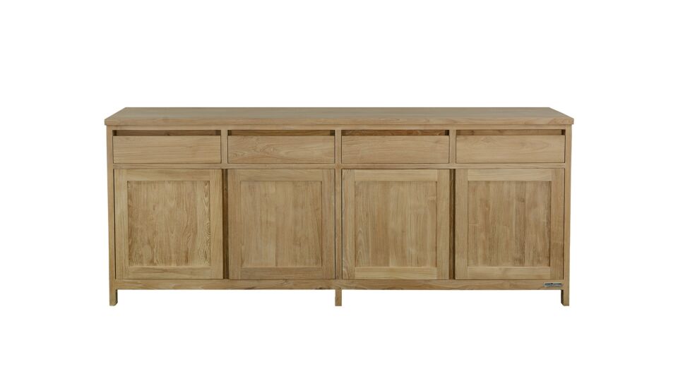 Dressoir Comfort 240cm 4 Draaideuren + 4 Greeploze Laden Comfort-Line Diamond Collection main product photo