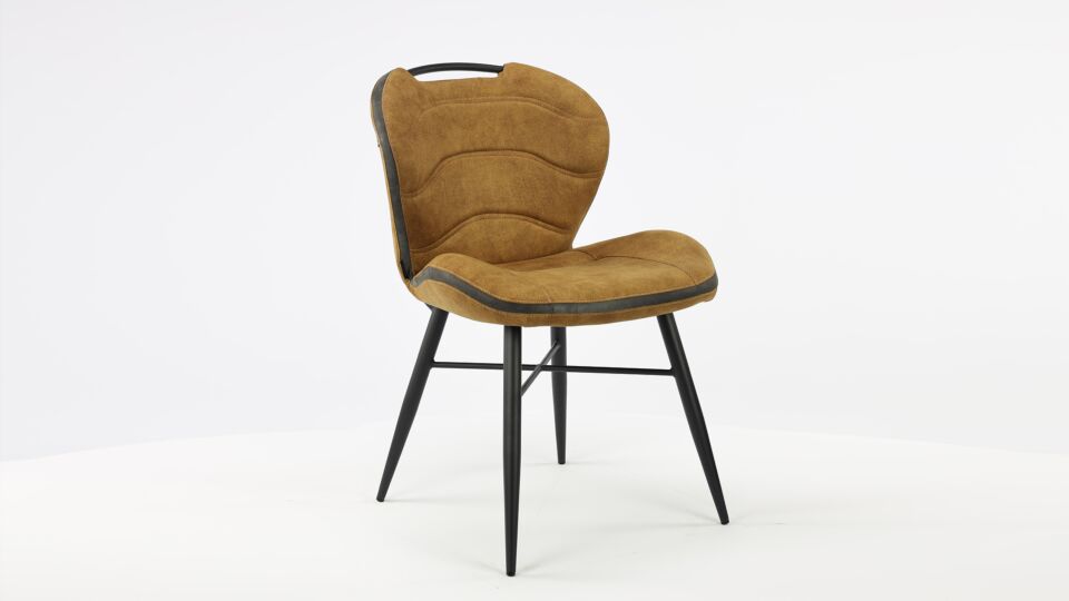 Interieurstoel Talent Luxor Cognac - Poten Zwart main product photo