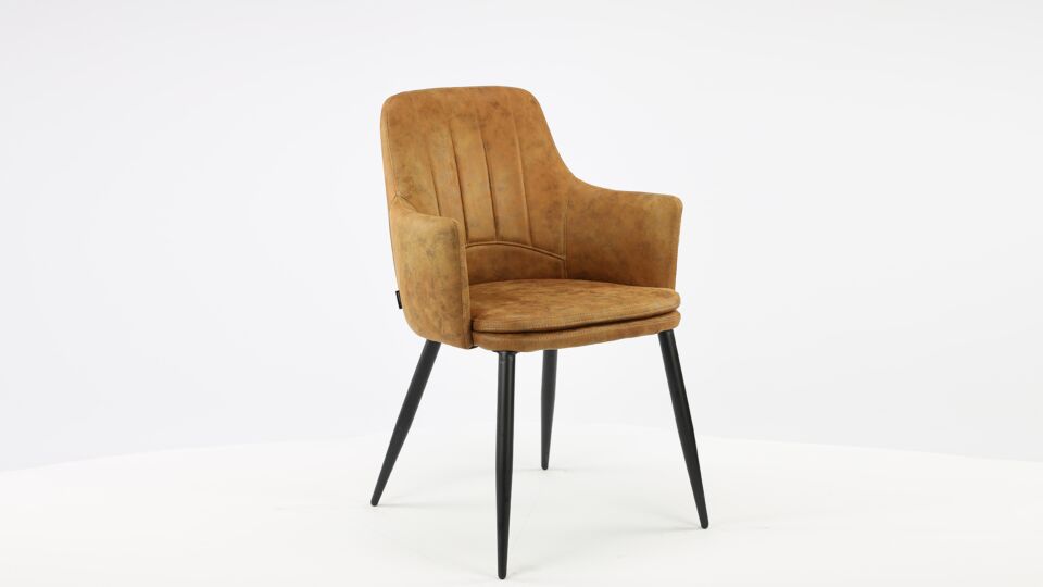 Interieurstoel Dalma Softyl Cognac - Poten Zwart main product photo