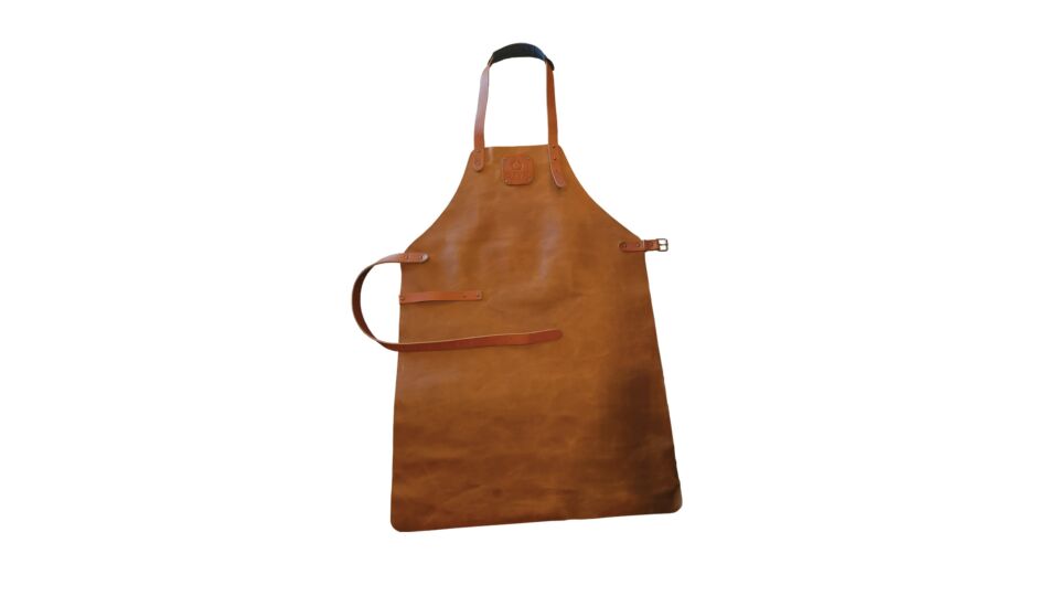 Ofyr Leather Apron Brown - One Size main product photo