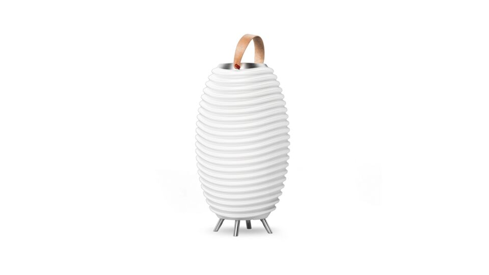 Kooduu Synergy 50 FL Lampe LED Stéréo 2.0 + Enceinte Bluetooth Couleur Blanc main product photo
