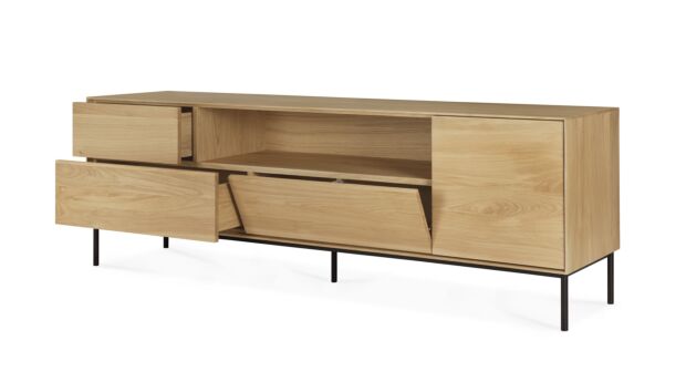 Oak Whitebird TV cupboard 180 x 45cm Ethnicraft 2