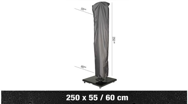 AeroCover Sonnenschirmabdeckung Schwimmender Sonnenschirm  250x55/60cm 2