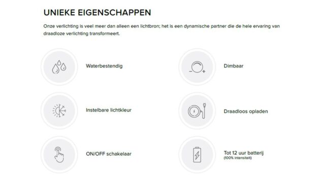 Qoozii Ibiza Zwart Designlamp - Draadloos  3