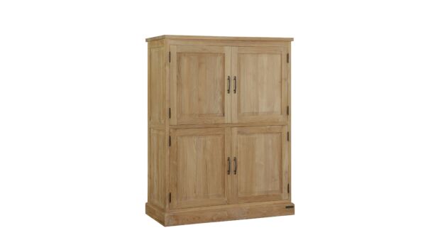 Meuble bar Classic 4 portes tournantes 120cm x 50cm x H155cm Collection Classic-Line Diamond 1