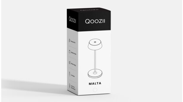 Qoozii Malta White Design Lamp - Wireless 2