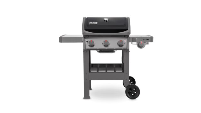 Spirit II E-320 Black With GBS Grill Grate - Igrill Ready - Weber