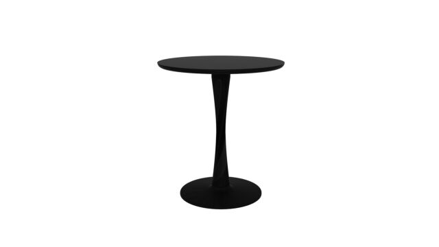Oak black Torsion dining table 70 x 70cm Ethnicraft