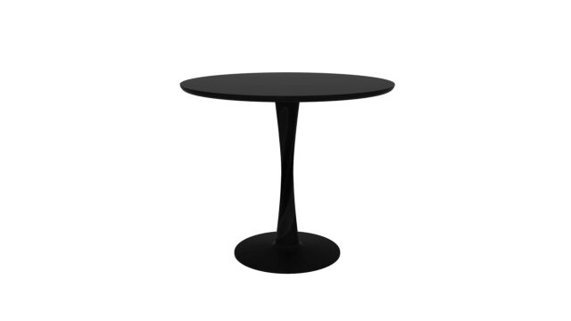 Oak black Torsion dining table 90 x 90cm Ethnicraft