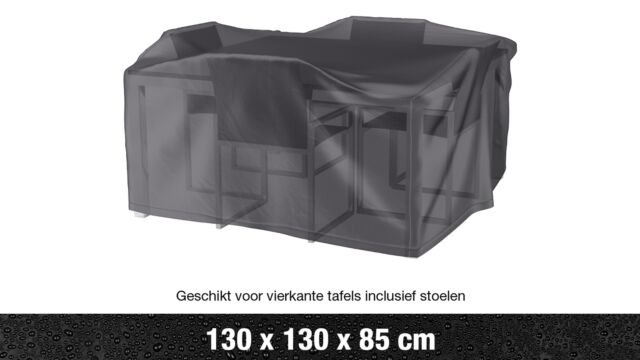 AeroCover Gartenmöbel Schutzhülle Gartenset 130x130xH85cm
