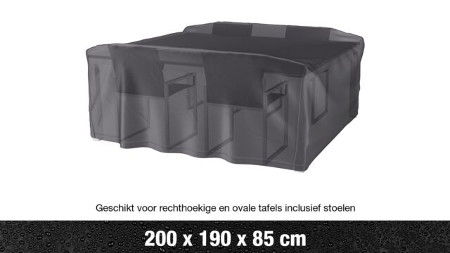 AeroCover Gartenmöbel Schutzhülle Gartenset 200x190xH85cm