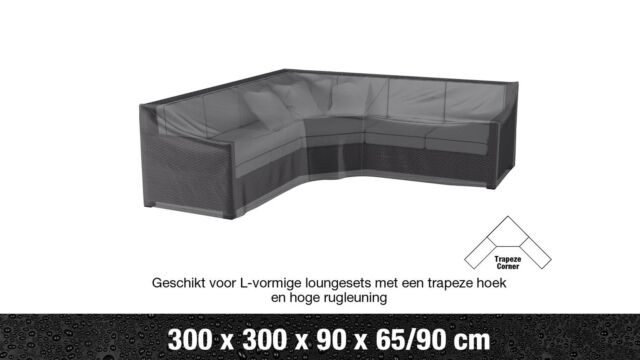 Aerocover Lounge set cover Corner set L/Trapeze corner 300 x 300 x 90cm x H65/90cm
