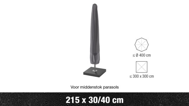 AeroCover Sonnenschirmabdeckung Mittelmastschirm 215x30/40cm
