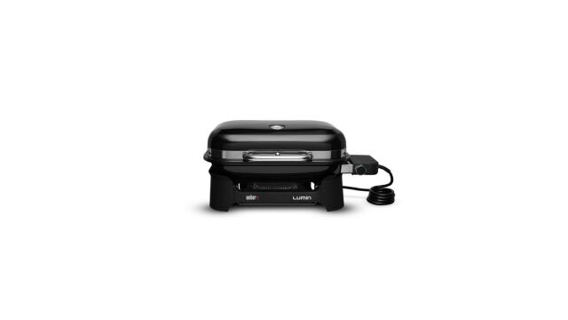Lumin Compact Black Electric Barbecue