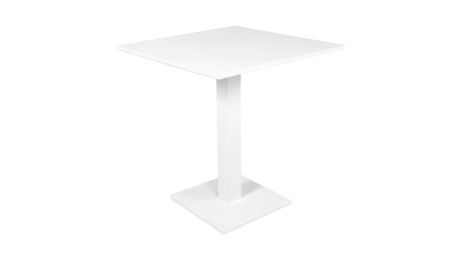 Moderner Klapptisch Prada in Aluminium Farbe Weiß Matt Moderner Klapptisch Prada in Aluminium Farbe Weiß Matt