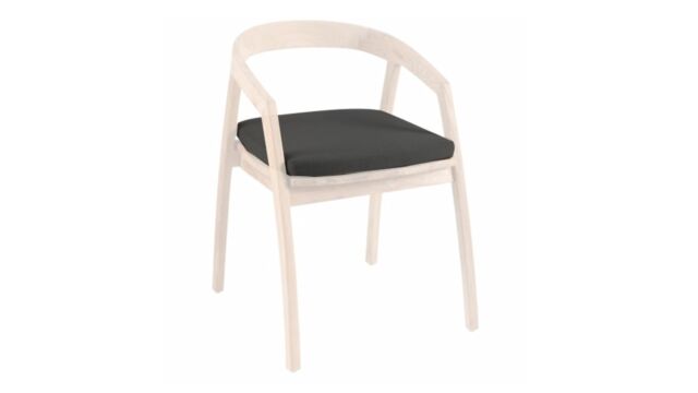 Zitkussen Stoel Jakarta Sunbrella Heritage Charcoal