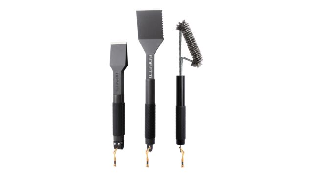 Ensemble barbecue Boretti 3 pièces Pinces - Spatule - Brosse
