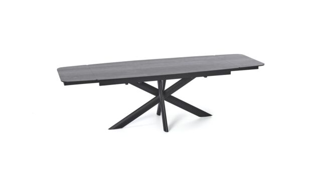 Interior table Pablo Extendable 180 x 260 x 100 Ceramic Anthracite On Spider base Black Metal