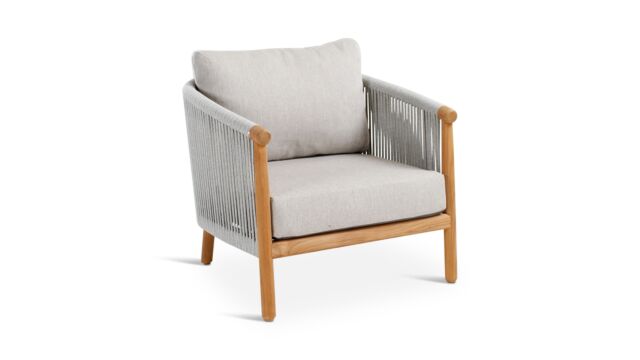 Romeo Club Lounge Teak Frame - Cloud Rope + Kussens Cloud