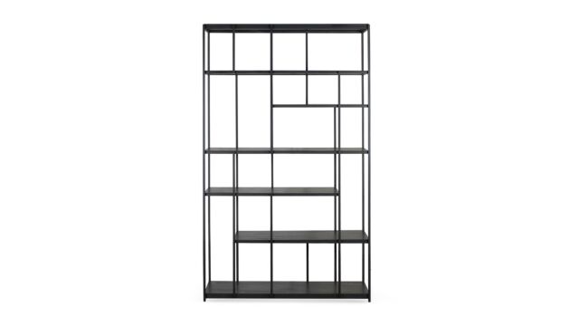 Teak black Studio rack 120 x 40cm Ethnicraft