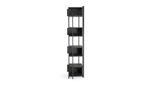 Teck noir Colonne Abstract 49 x 54cm Ethnicraft