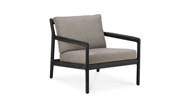 Teck noir & Mocha Fauteuil de jardin Jack 76 x 90cm Ethnicraft