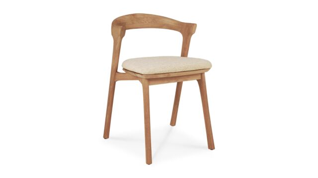 Teakholz Bok Stuhl für Draußen mit Kissen 50 x 54cm Ethnicraft