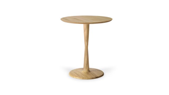 Oak Torsion dining table 70 x 70cm Ethnicraft