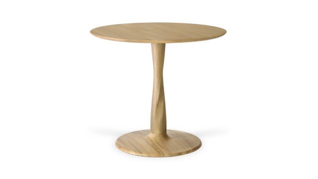 Oak Torsion dining table 90 x 90cm Ethnicraft