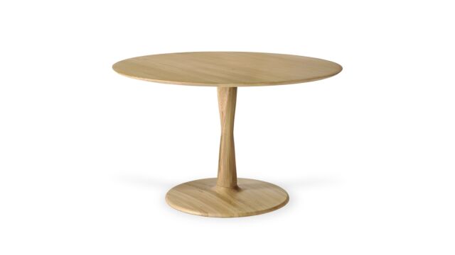 Oak Torsion dining table 127 x 127cm Ethnicraft
