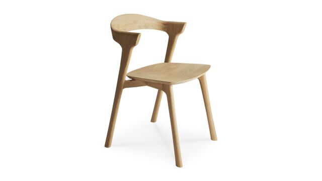 Chaise Bok en Chêne 50 x 54 cm Ethnicraft - Finition Vernis