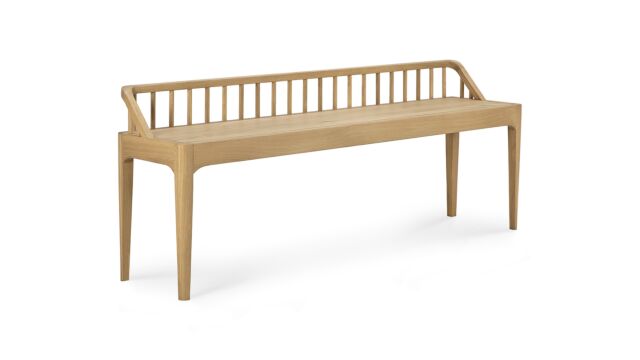 Oak Spindle bench 150 x 35cm Ethnicraft
