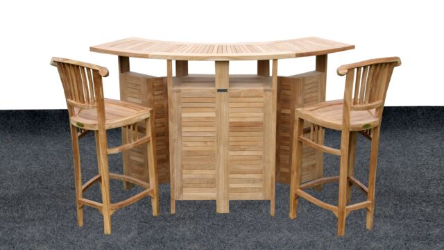 Fold-out bar furniture Large 160 x 44 x H105cm - Diamond Collection