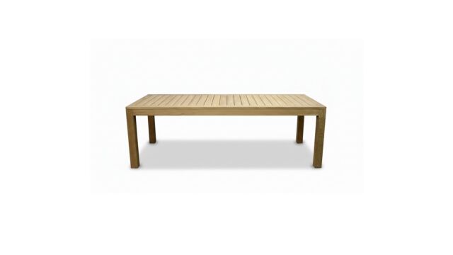 Garden Table Fixed Rectangle Wide Slats 160 x 90cm - Limited Edition Diamond Collection